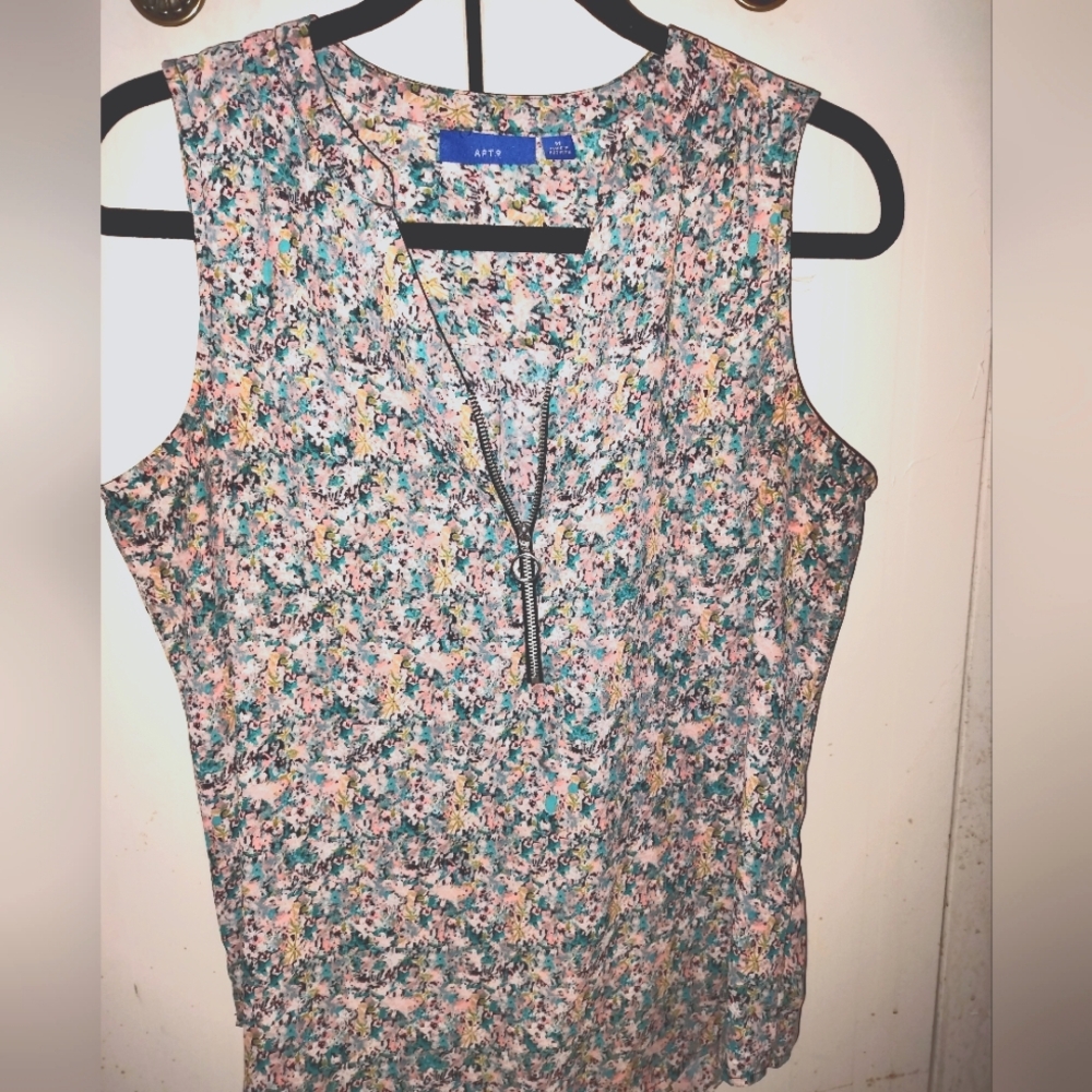 APT 9 Dress Tank with zipper size M